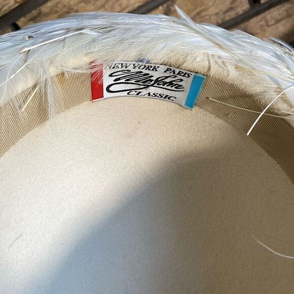 Vintage‎ mr johns feathered hat - Picture 7 of 9